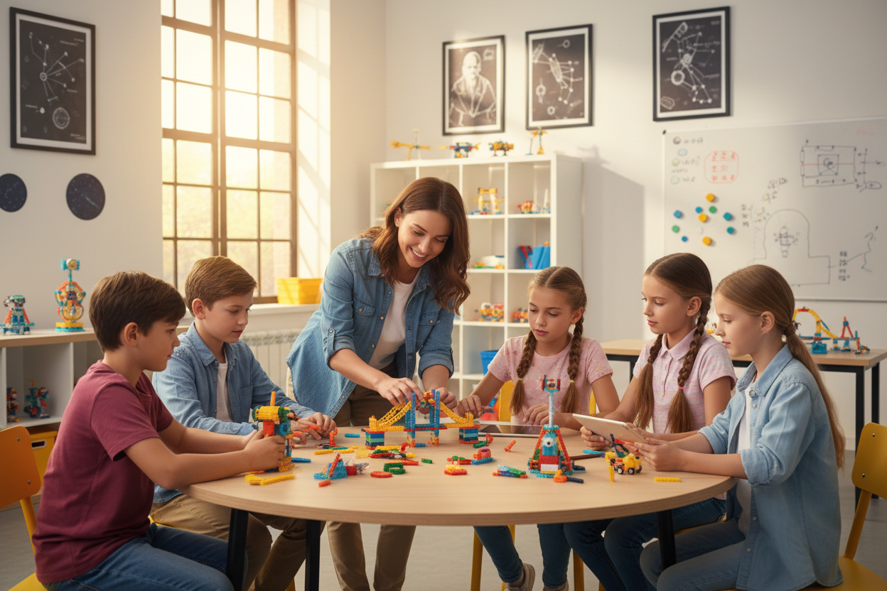 Teacher Coaching STEM Class